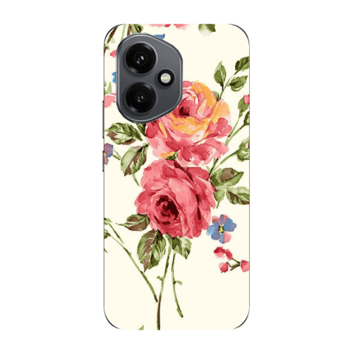 Honor Magic 400 Violet and rose Transparent Silicone TPU Θήκη